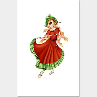 Christmas Quetzalcoatl Dress Rudes Mask 2 Posters and Art